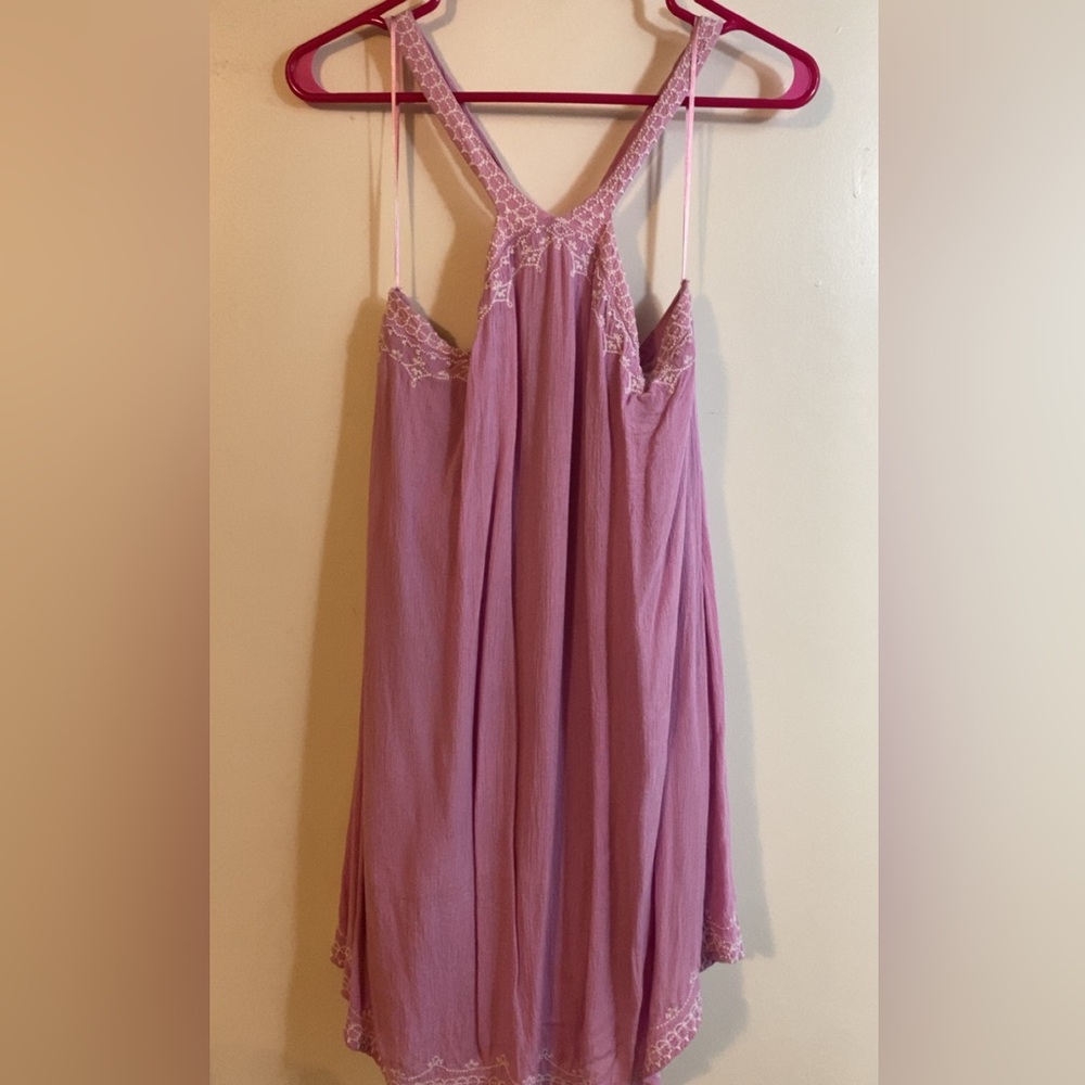 O'Neill Lavender/Pink Embroidered Dress